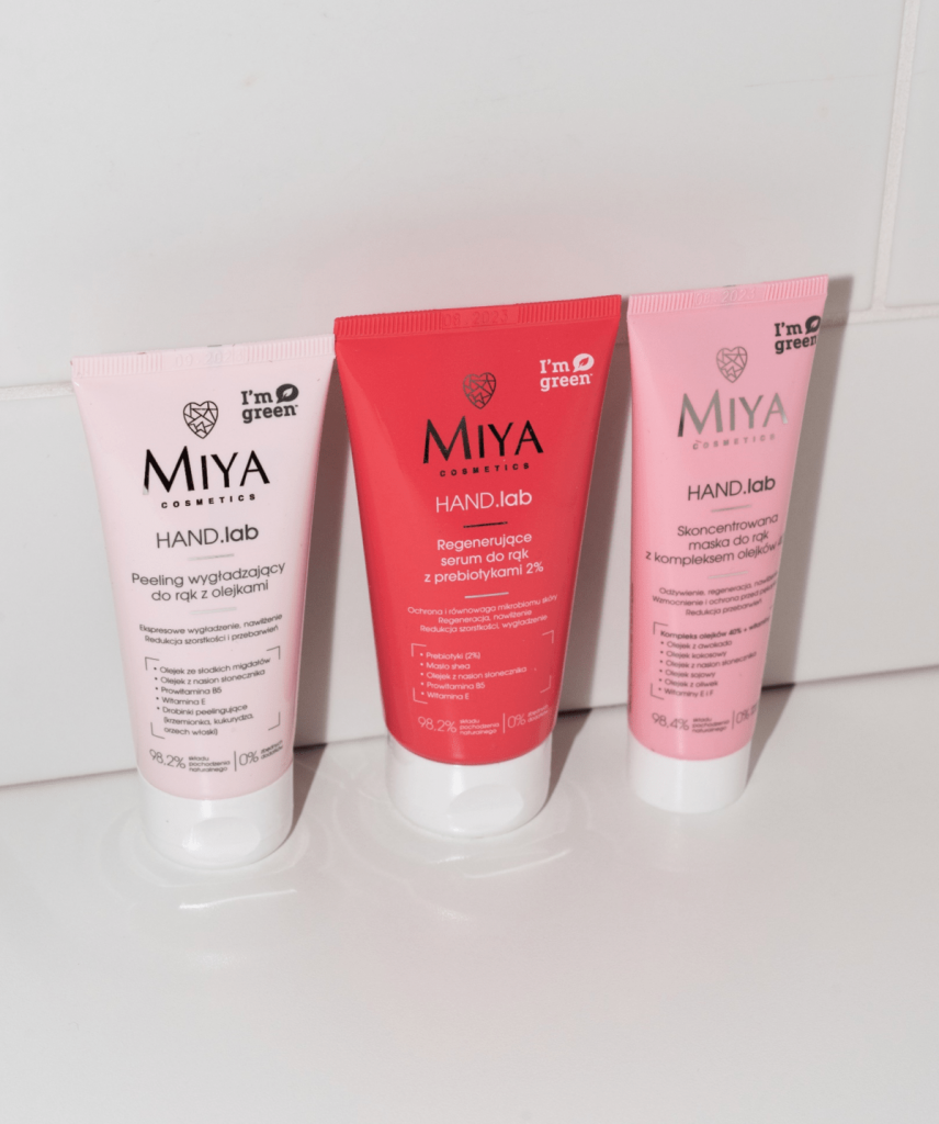 Nowe trio do pielęgnacji dłoni MIYA Cosmetics HAND.lab